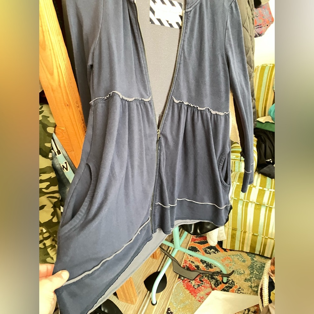 Evy's Tree Navy Blue Hooded Sweatshirt - Picture 4 of 4